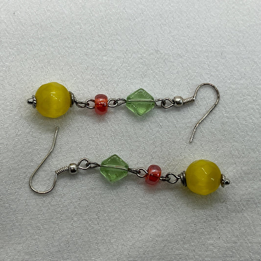 Sølv øreringe og det glade forår