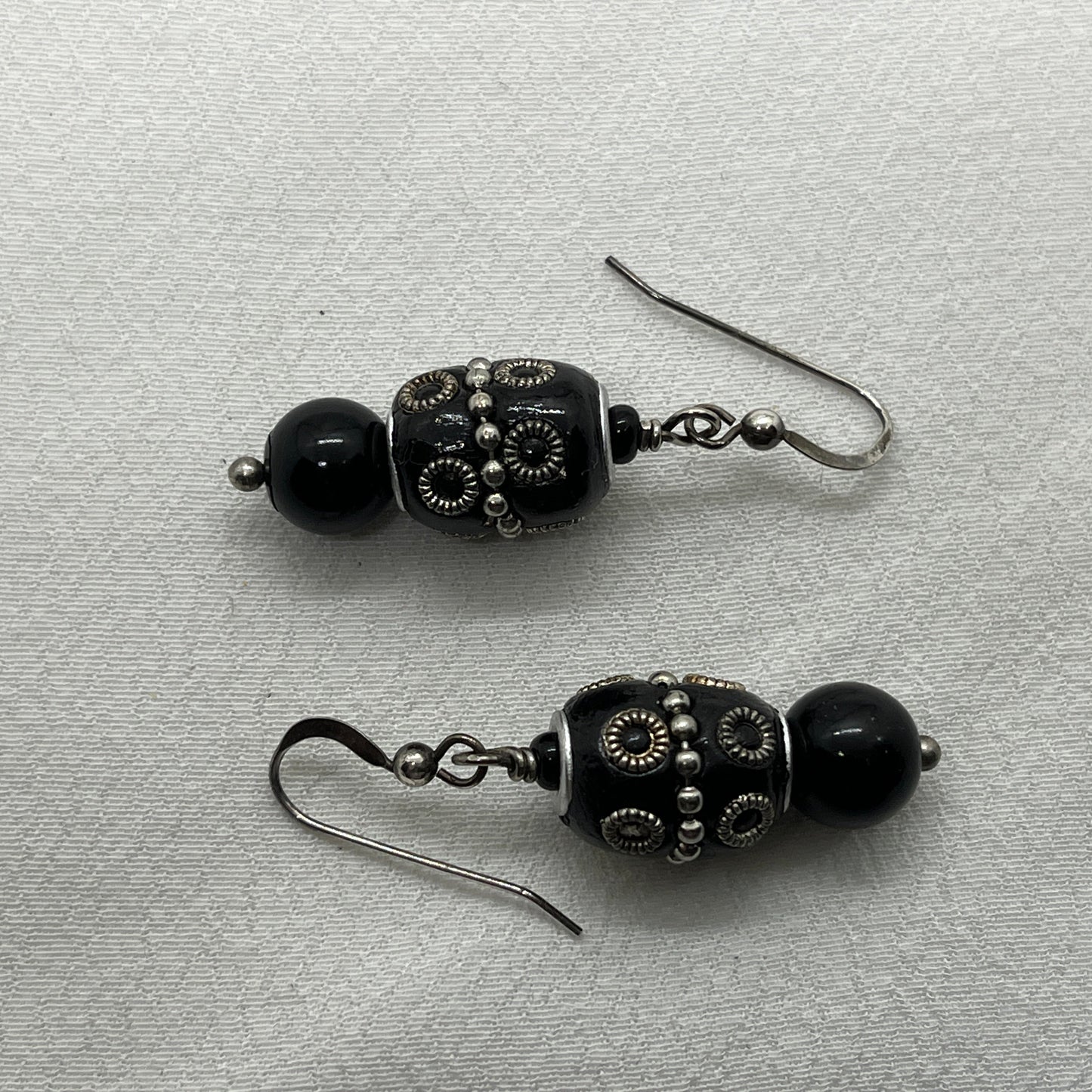 Sølv ørering med bling fra Østen