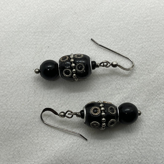 Sølv ørering med bling fra Østen