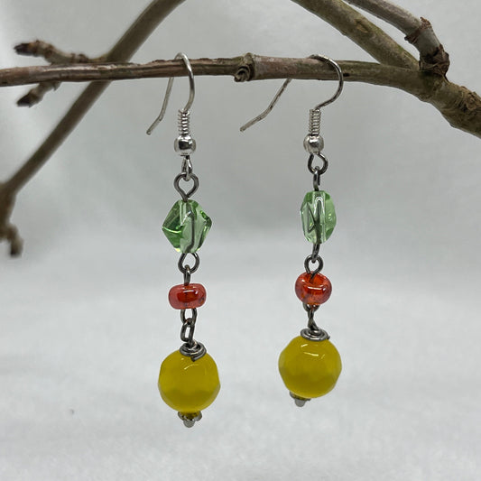 Sølv øreringe og det glade forår