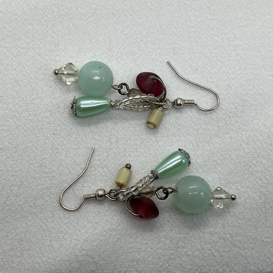 Sølv øreringe med Akvamarin